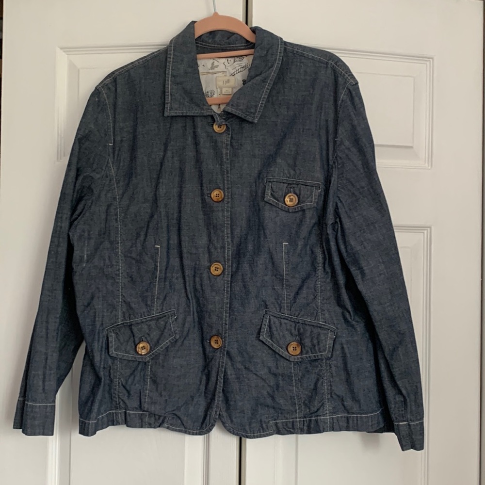 J. Jill Jean Jacket 2x